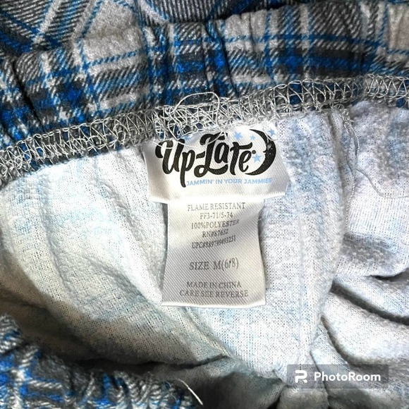 Boys Pajama Pants Lot of 2 Size Medium 6/8 UpLate Brand - Picture 3 of 4
